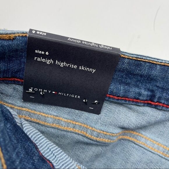 Tommy Hilfiger Raleigh Highrise Skinny Jeans Size 6 NWT - Picture 6 of 12